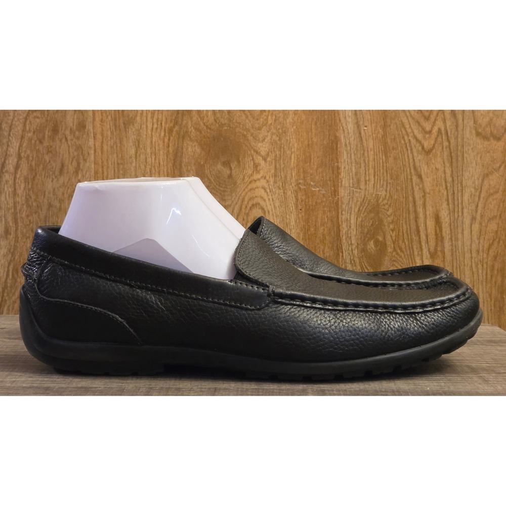 Florsheim Comfortech Leather Slip On Loafer Shoes Mens Size 10 EEE Black